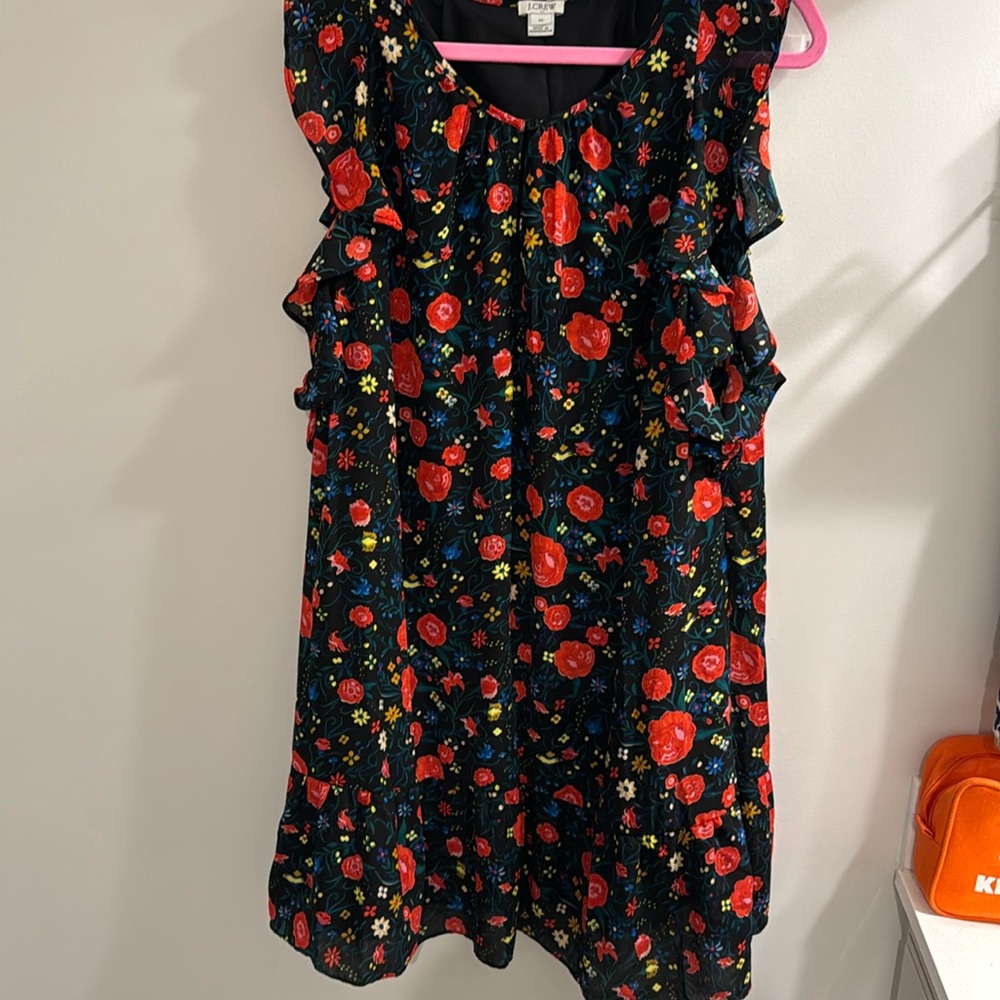 J Crew floral dress size XL